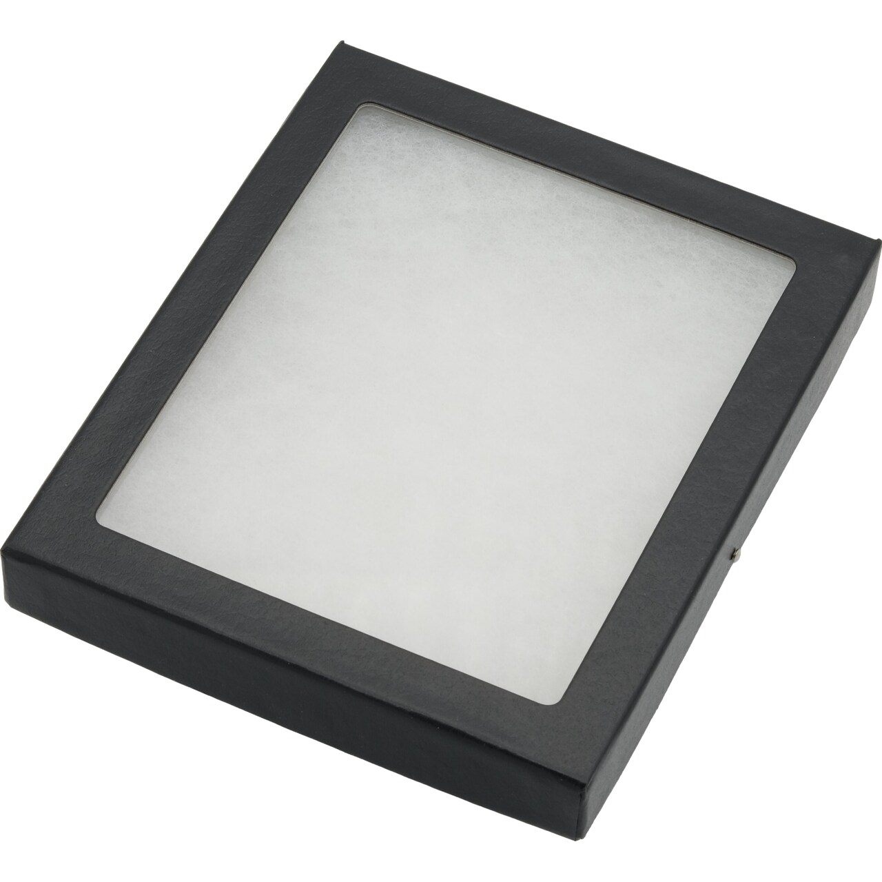 Riker Display Cases 135BK Mount Frame Case with Glass Top 6" x 5" x 3/4"